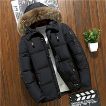 Load image into Gallery viewer, Brand Winter Jacket Men White Duck Down Parkas Jacket Men&#39;s Thick Warm Snow Parka Jacket Overcoat Windbreaker Hooded Warm Parkas