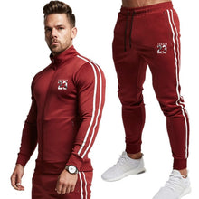 Load image into Gallery viewer, 2 Piece Men Hoodies+Pants Sport Suit Jordan Men Clothing Set Gym Sport wear Tracksuit Fitness Bodybuilding  Suit Jogger Men Set