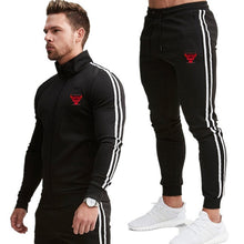 Load image into Gallery viewer, 2 Piece Men Hoodies+Pants Sport Suit Jordan Men Clothing Set Gym Sport wear Tracksuit Fitness Bodybuilding  Suit Jogger Men Set